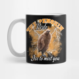 Pesto the penguin, ice to meet you, Funny Pesto Penguin Mug